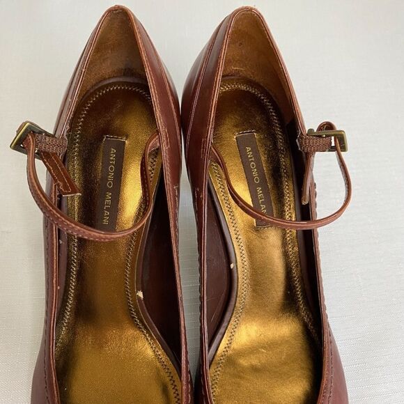 Antonia Melani 4" Peep Toe Heels - Picture 9 of 12